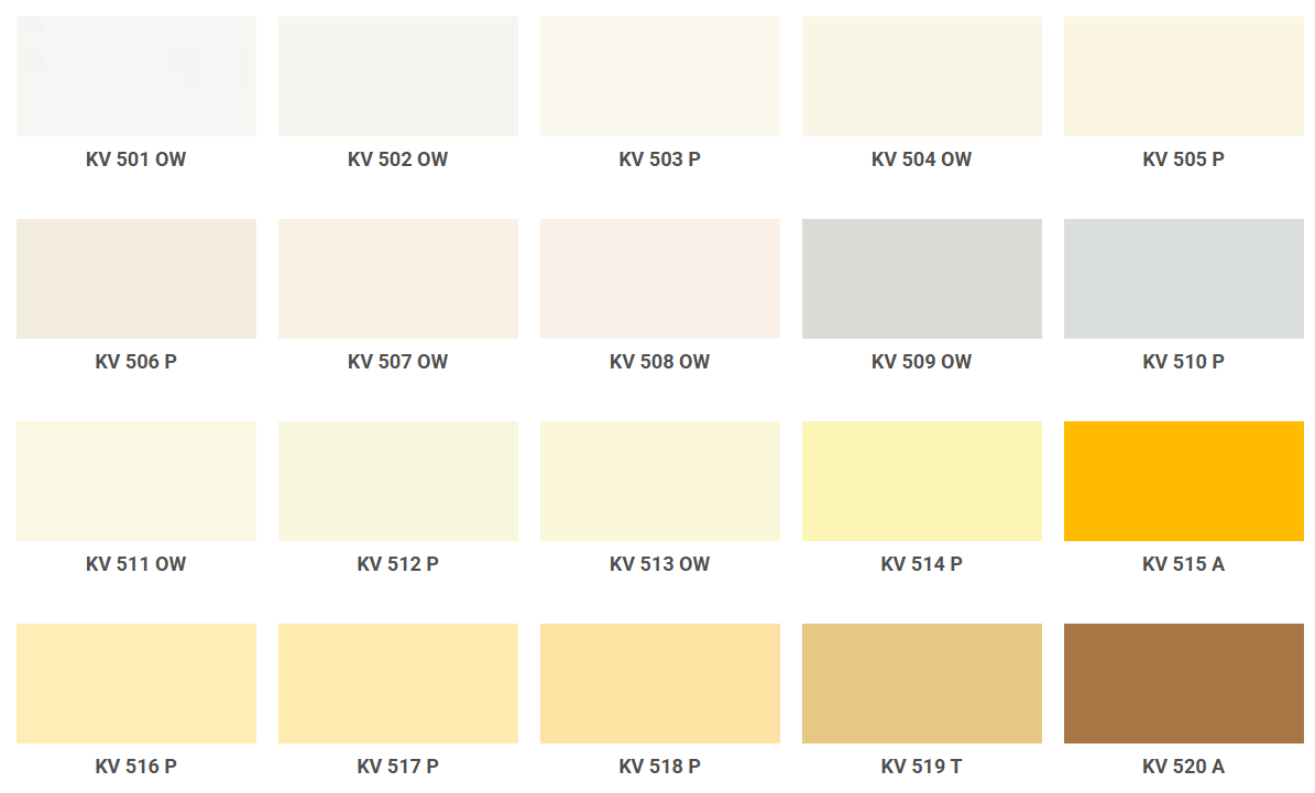 Quạt màu Kova KV Colourtrend 2020