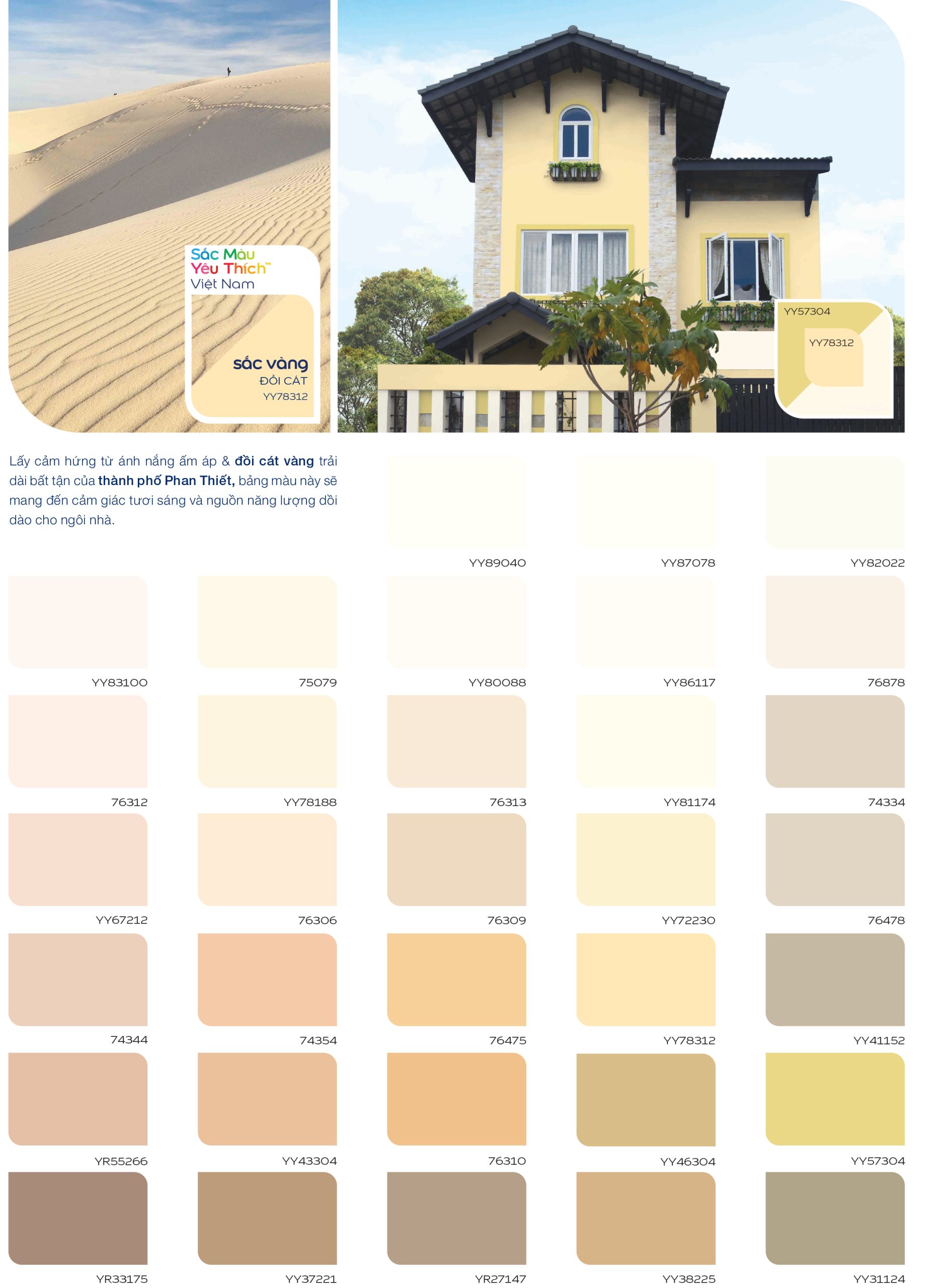 Bảng màu sơn Maxilite ngoài trời