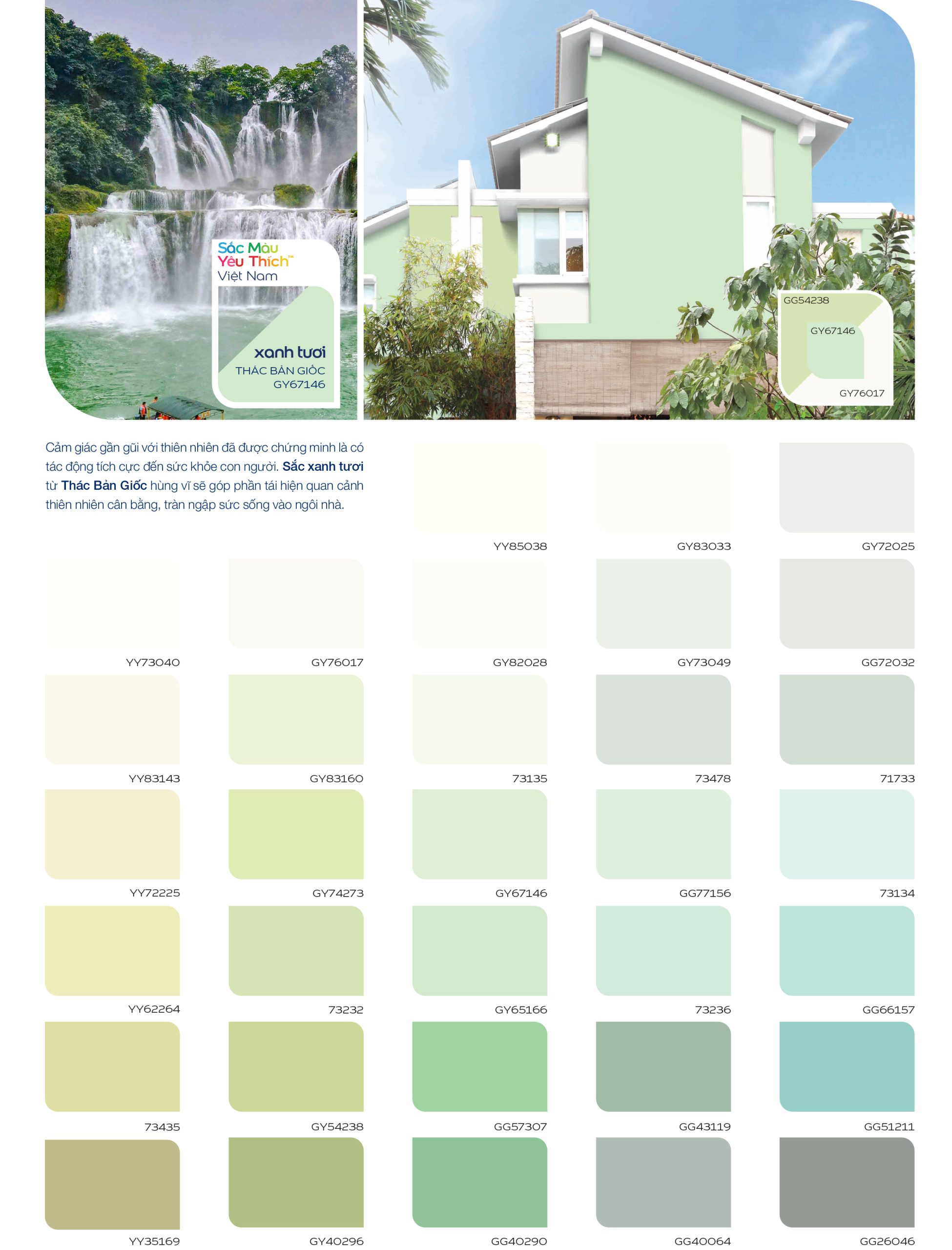 Bảng màu sơn Maxilite ngoài trời