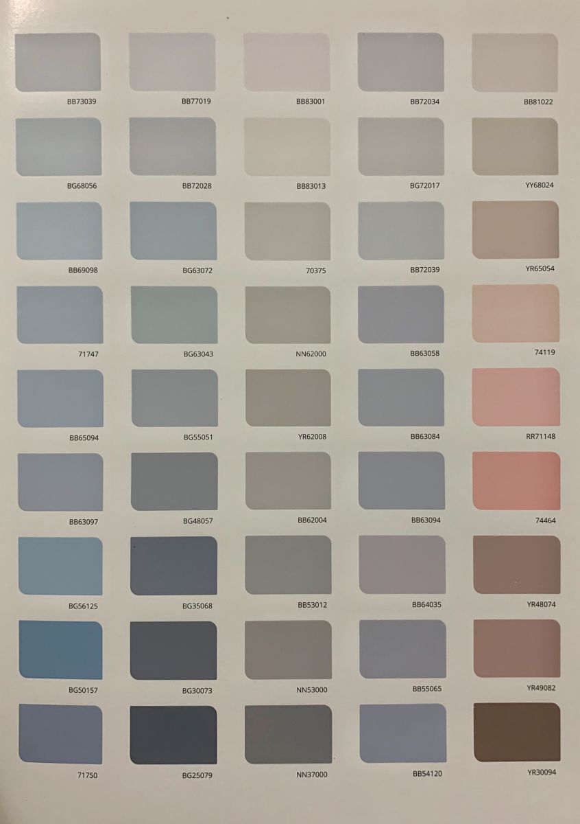 Bảng màu sơn nước ngoài trời Maxilite bề mặt bóng mờ