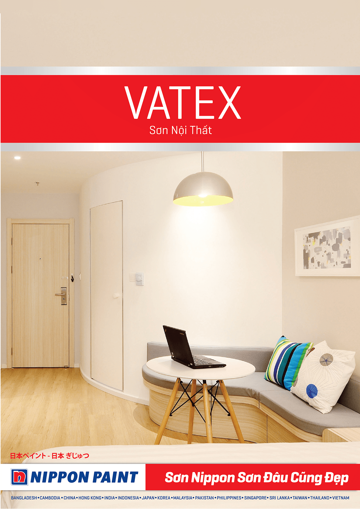 Bảng màu sơn nội thất Nippon Vatex