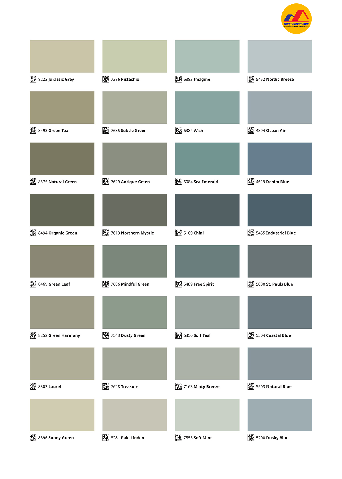 Bộ sưu tập sắc màu nội thất đẹp nhất sơn Jotun Majestic