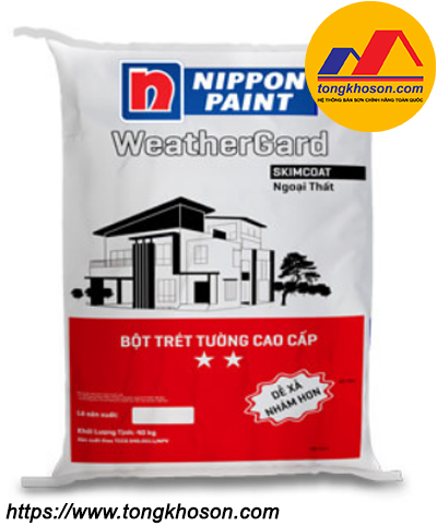 bot-tret-tuong-nippon-weathergard-skimcoat-hai-sao-ngoai-that Bột trét tường Nippon WeatherGard Skimcoat hai sao ngoại thất