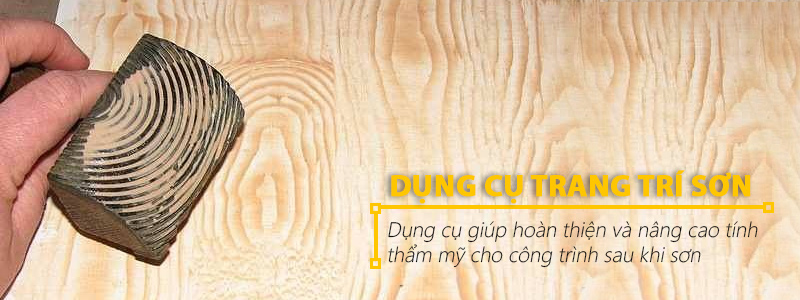 Dụng cụ trang trí sơn