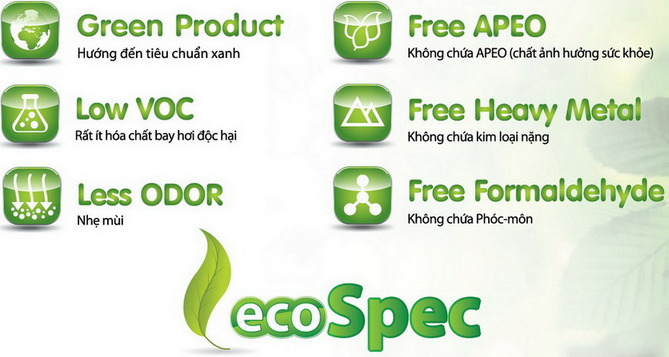 Sơn Eco Spec Standards