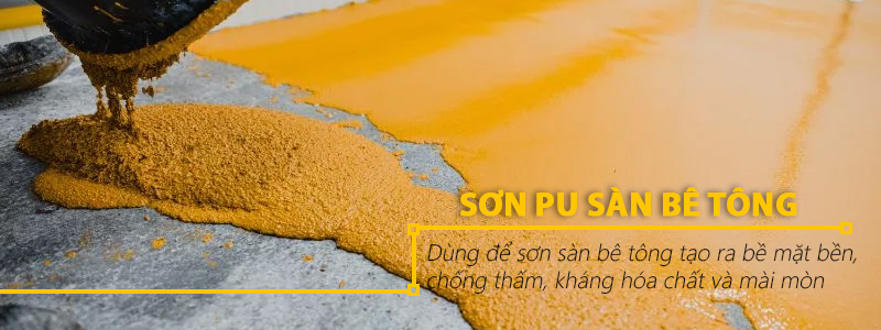 Sơn Polyurethane sàn bê tông
