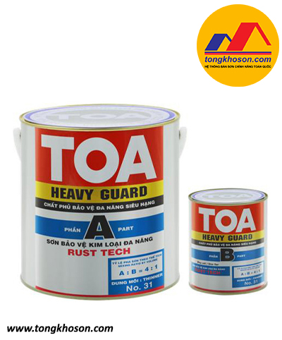son-chong-ri-epoxy-toa-heavyguard-rust-tech Sơn chống rỉ epoxy TOA HeavyGuard Rust Tech