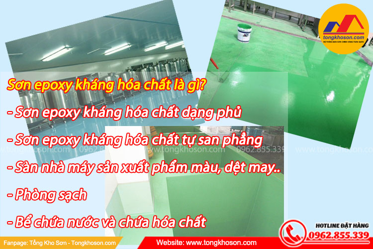 Sơn Epoxy kháng hóa chất