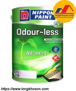 Sơn Nippon Odourless All- in- 1 nội thất bóng không mùi