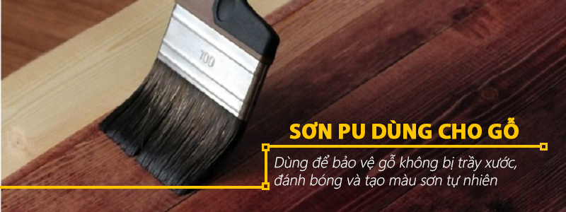 Sơn PU dùng cho gỗ