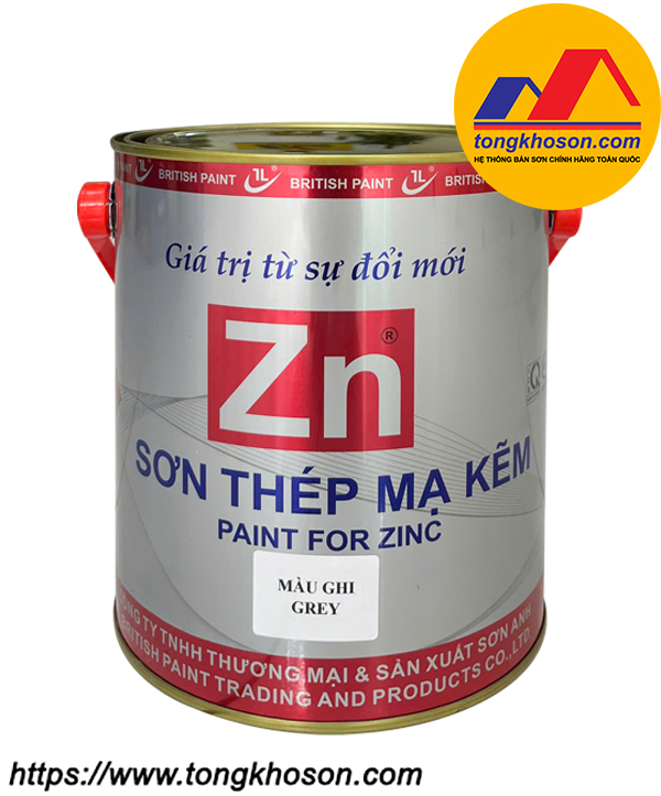 Sơn thép mạ kẽm ZN
