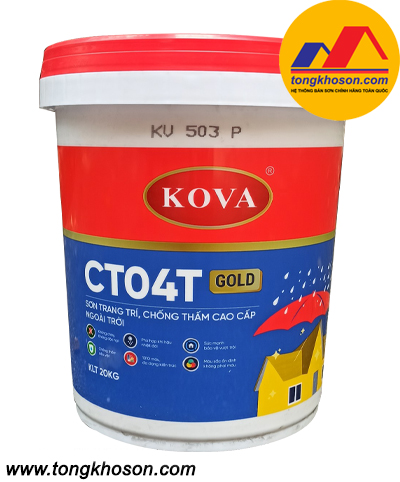 son-trang-tri-chong-tham-ngoai-troi-kova-ct04t Sơn trang trí, chống thấm ngoài trời Kova CT04T