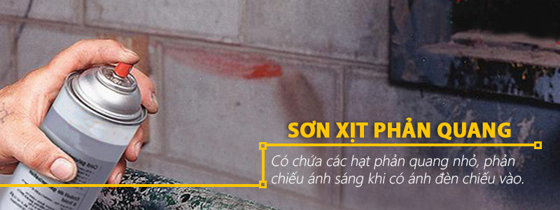 Sơn xịt phản quang
