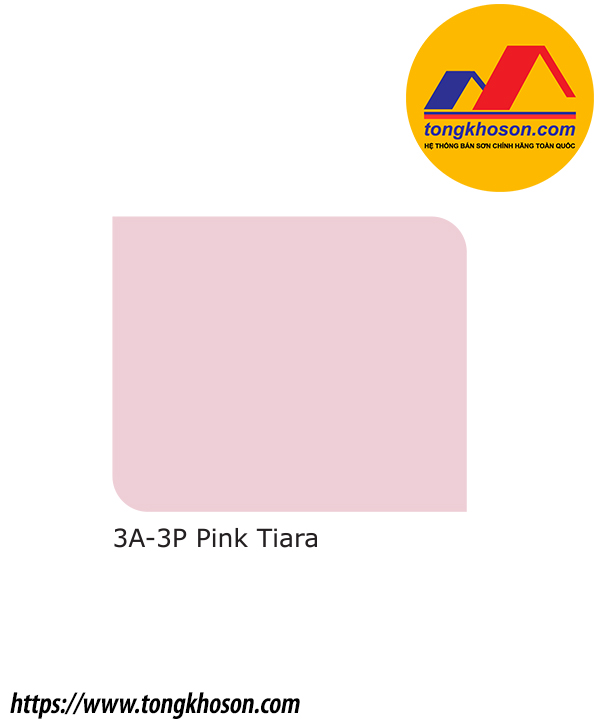 3A-3P Sơn Nippon Weathergard Plus+ mã màu 3A-3P Pink Tiara sơn ngoại thất bóng