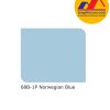 Sơn Nippon Weathergard Plus+ mã màu 68B-1P Norwegian Blue sơn ngoại thất bóng