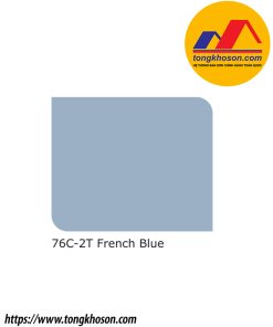 Sơn Nippon Weathergard Plus+ mã màu 76C-2T French Blue sơn ngoại thất bóng