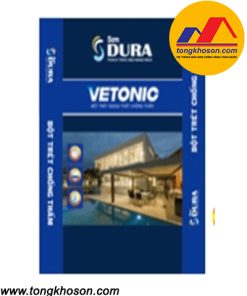Bột bả Dura chống thấm ngoại thất Vetonic