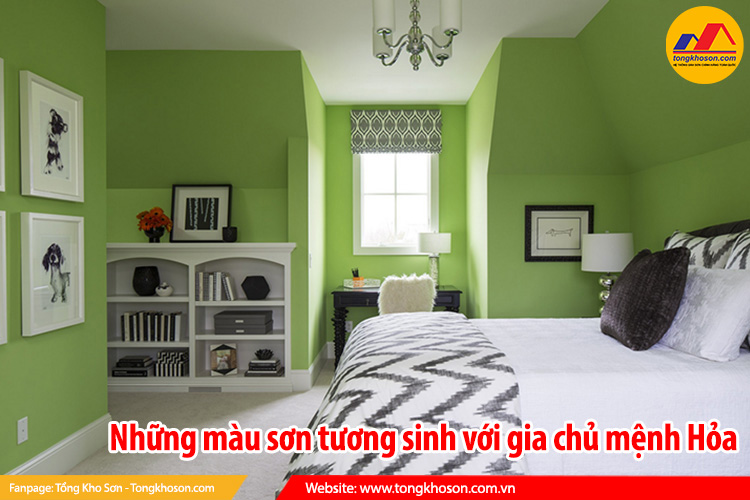 Những màu sơn tương sinh với gia chủ mệnh Hỏa