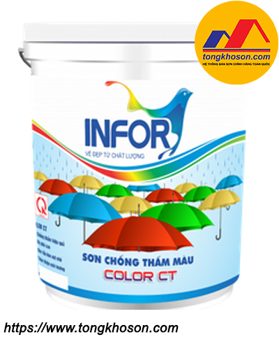 son-chong-tham-mau-infor Sơn chống thấm màu Infor