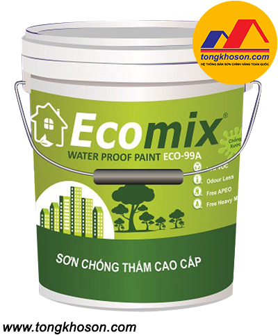son-chong-tham-pha-xi-mang-ecomix-eco-99a Sơn chống thấm pha xi măng Ecomix ECO-99A