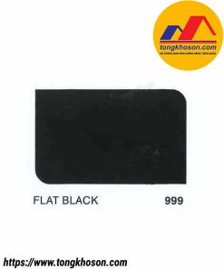 Sơn thơm công nghiệp Toa mã màu Flat Black 999 kim loại 2 thành phần dùng cho ô tô