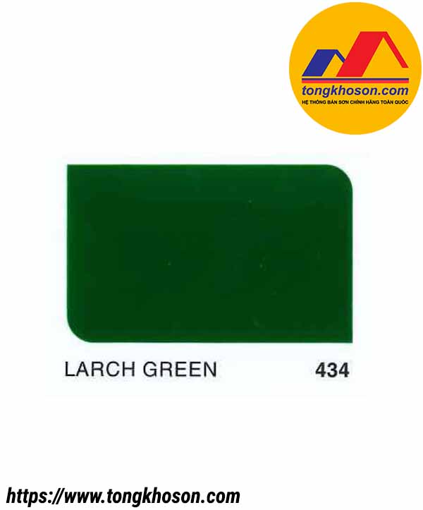 son-cong-nghiep-thom-toa-larch-green-434 Sơn thơm công nghiệp Toa mã màu Iarch Green 434 kim loại 2 thành phần dùng cho ô tô