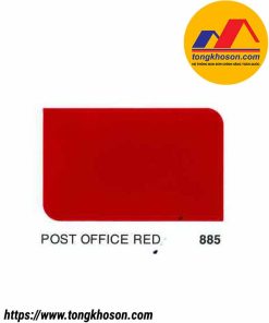 Sơn thơm công nghiệp Toa mã màu Post Office Red 885 kim loại 2 thành phần dùng cho ô tô