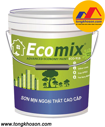 son-ecomix-eco-919-son-phu-ngoai-that-min Sơn Ecomix ECO-919 sơn phủ ngoại thất mịn