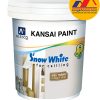 Sơn Kansai Snow White siêu trắng dùng cho trần nhà