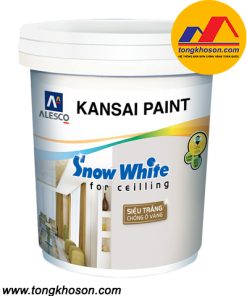 Sơn Kansai Snow White siêu trắng dùng cho trần nhà