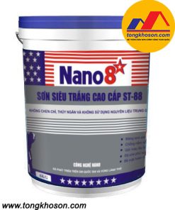 Sơn Nano 8 sao ST88 nội thất siêu trắng cao cấp