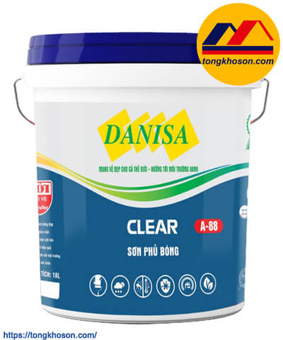 son-phu-bong-clear-danisa Sơn phủ bóng Clear Danisa