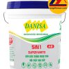 Sơn siêu trắng Danisa 5 in 1 nội thất ánh ngọc trai