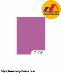 Sơn Toa 4 Seasons Satin Glo mã màu 7102 sơn ngoại thất bóng