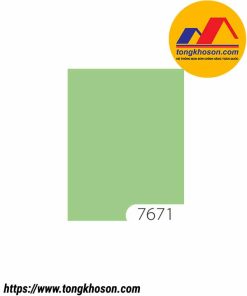 Sơn Toa 4 Seasons Satin Glo High Sheen mã màu 7671 sơn ngoại thất bóng mịn