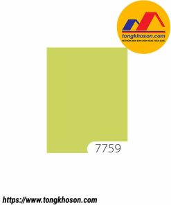 Sơn Toa 4 Seasons Satin Glo High Sheen mã màu 7759 sơn ngoại thất bóng mịn