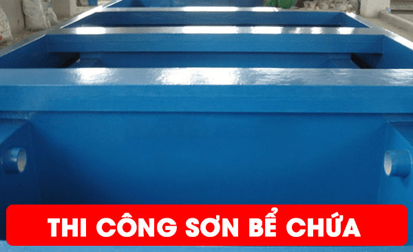 thi công sơn bể chứa