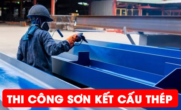 Thi công sơn kết cấu thép
