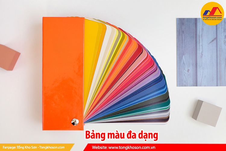 bảng màu đa dạng