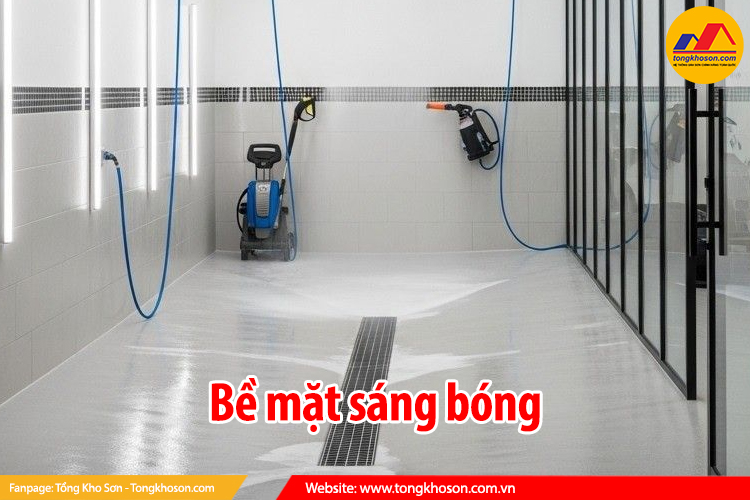 bề mặt sáng bóng