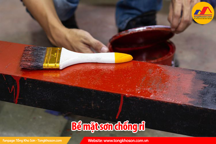 Bề mặt sơn chống rỉ