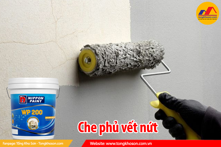 che phủ vết nứt
