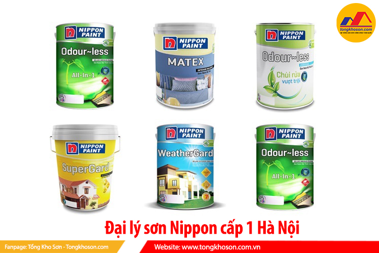 đại lý sơn Nippon cấp 1 Hà Nội