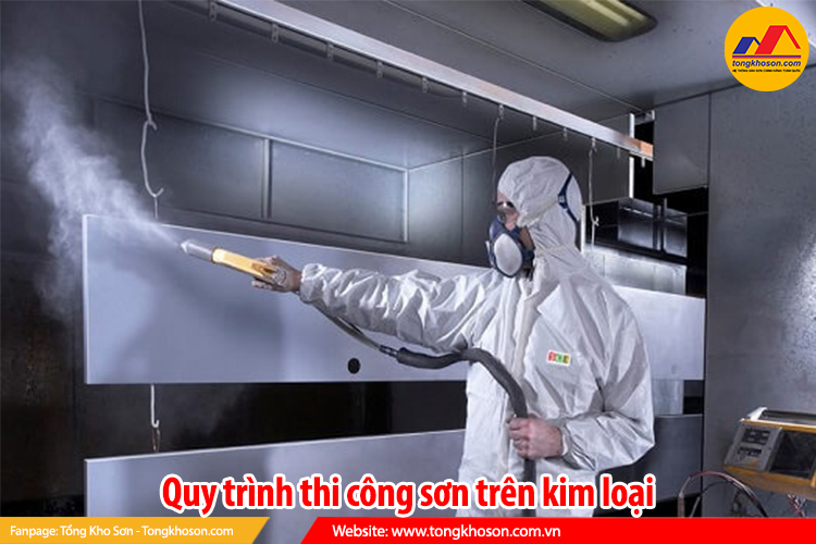 Quy trình thi công sơn trên kim loại