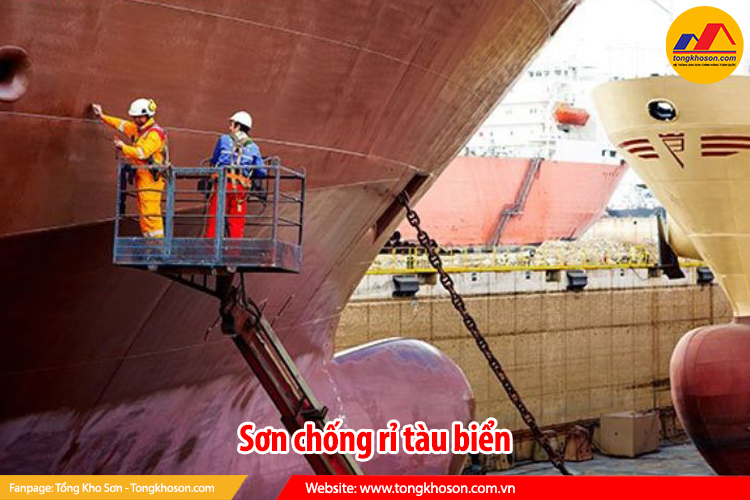 Sơn chống rỉ tàu biển