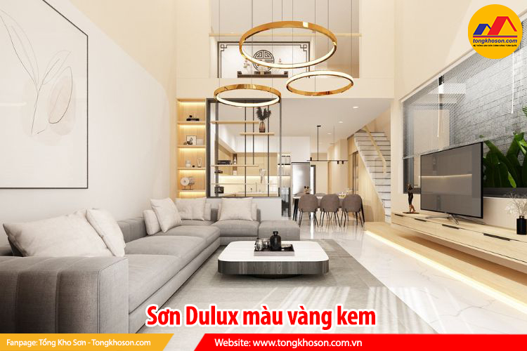 sơn Dulux màu vàng kem