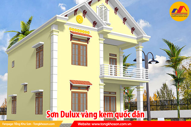 sơn Dulux vàng kem quốc dân