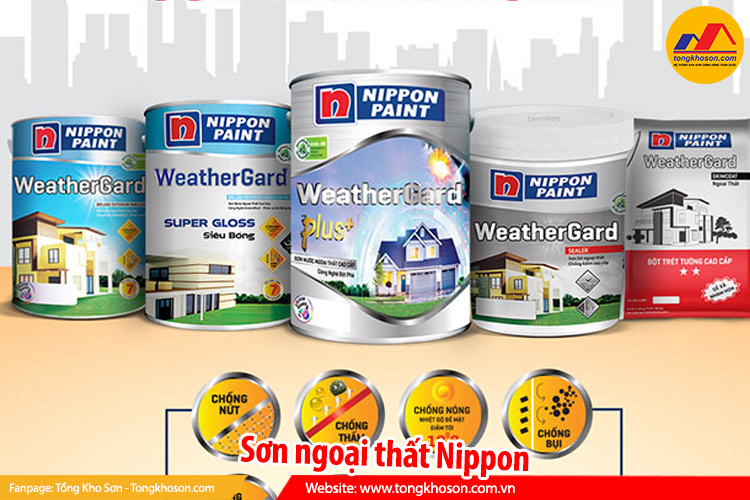 sơn ngoại thất nippon