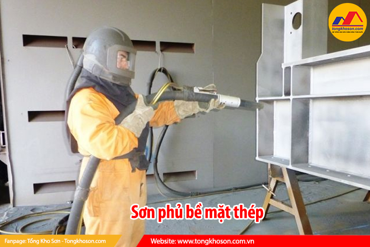 sơn phủ bề mặt thép