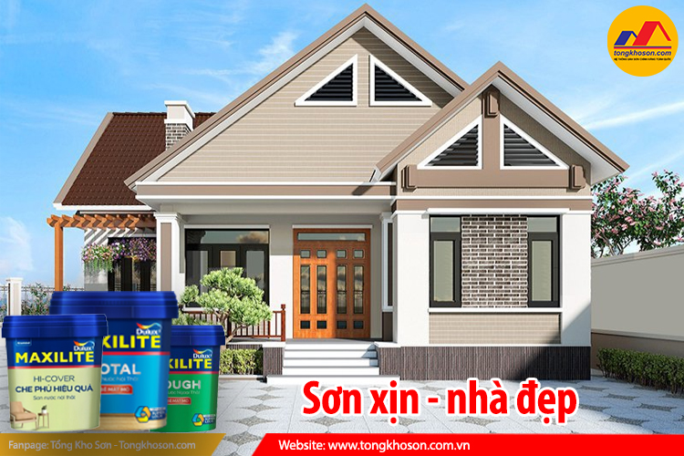 sơn xịn nhà đẹp
